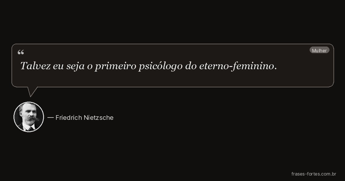 Frase de Friedrich Nietzsche