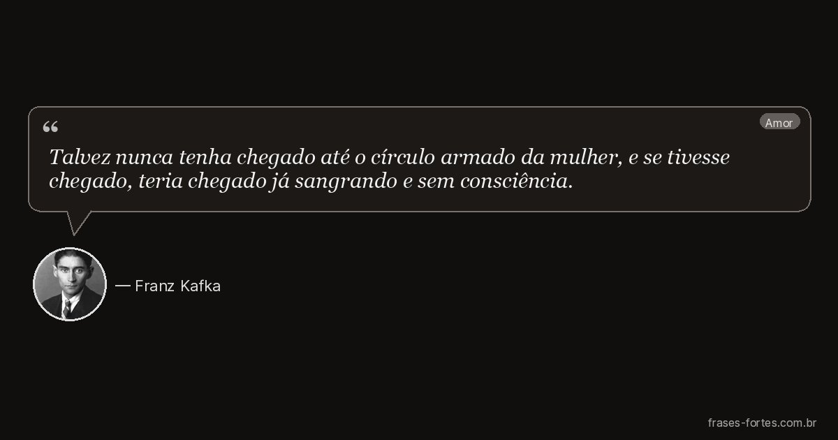 Frase de Franz Kafka