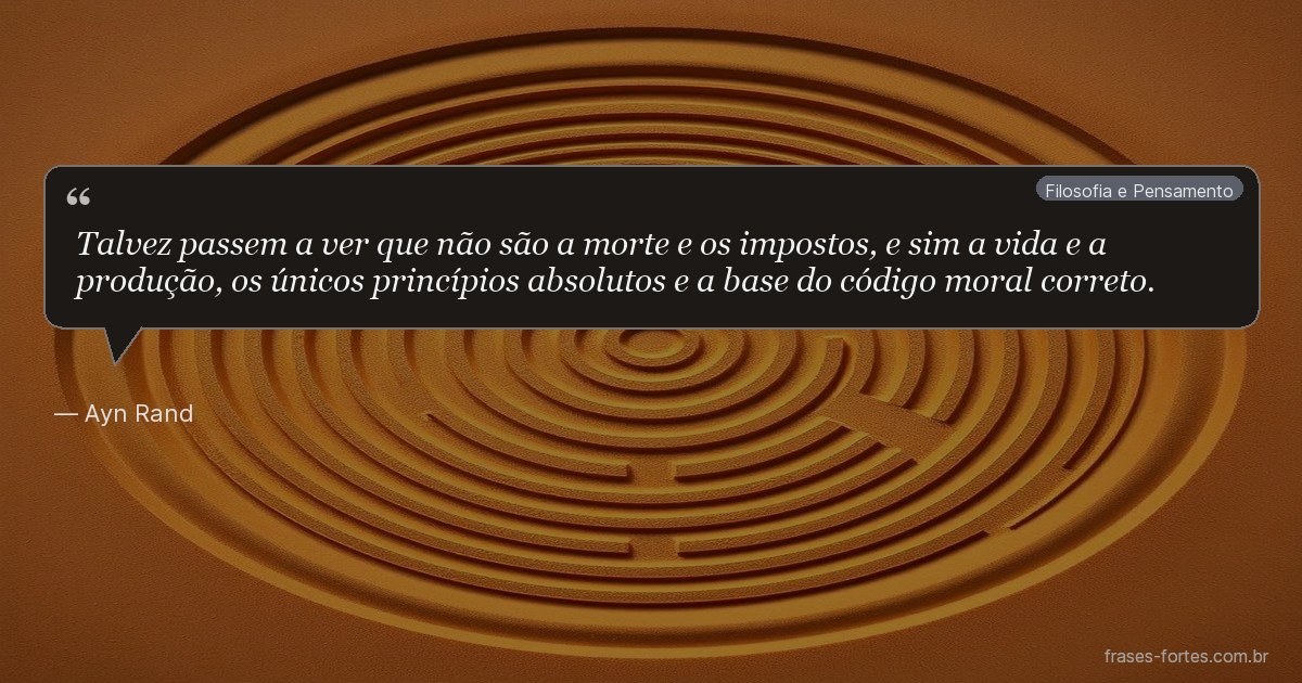 Frase de Ayn Rand