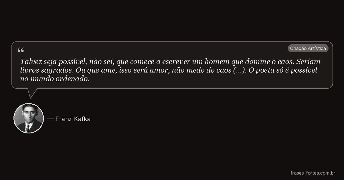 Frase de Franz Kafka