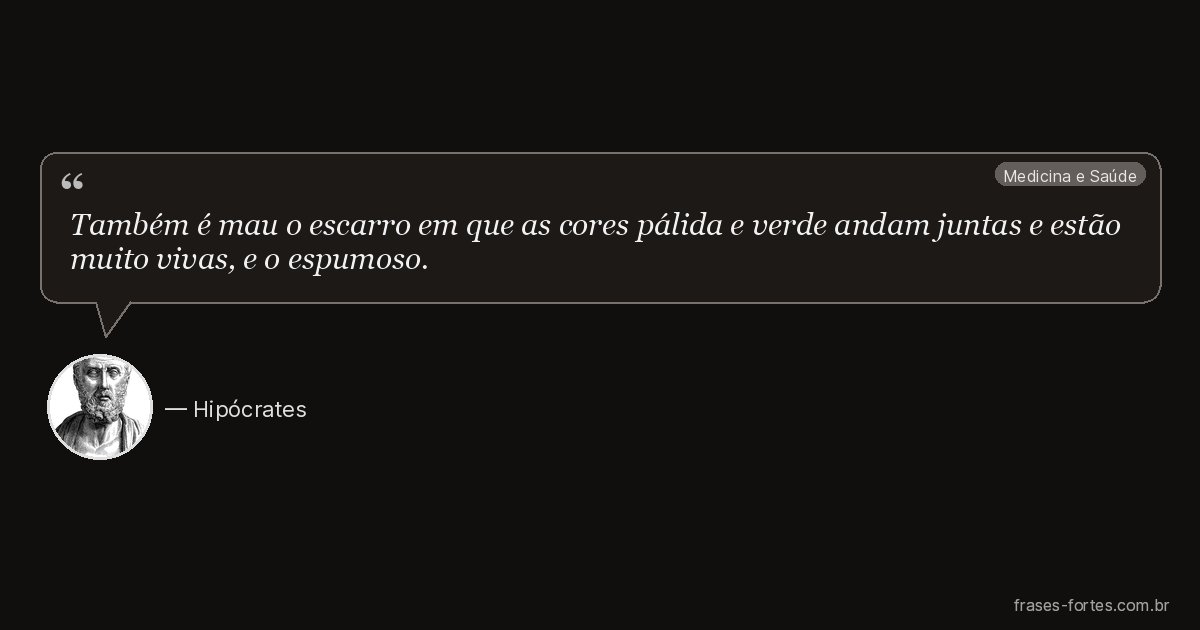Frase de Hipócrates