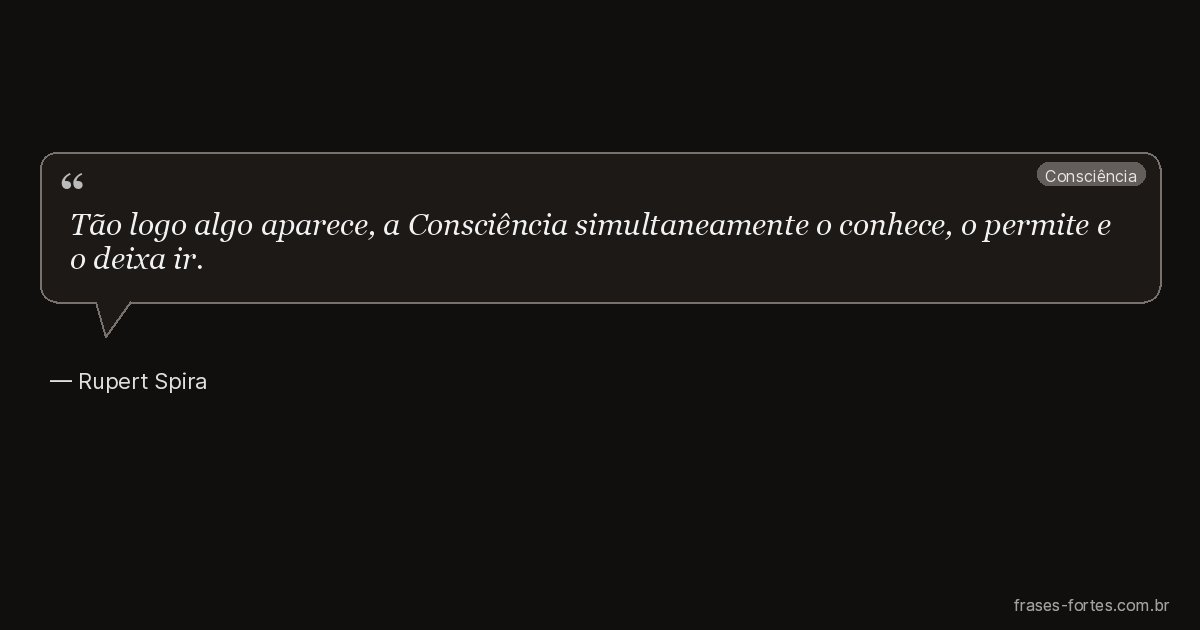 Frase de Rupert Spira