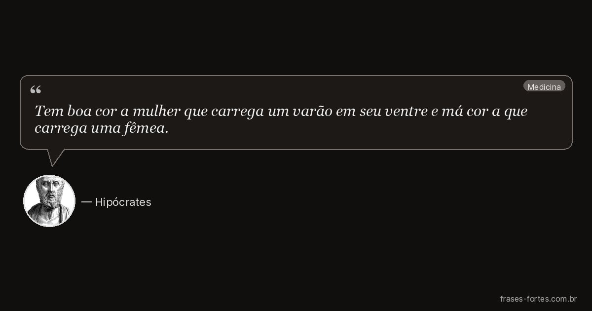 Frase de Hipócrates