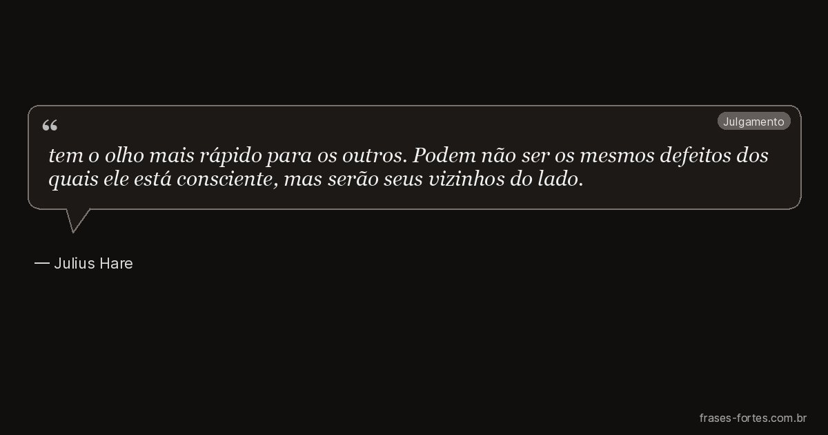 Frase de Julius Hare