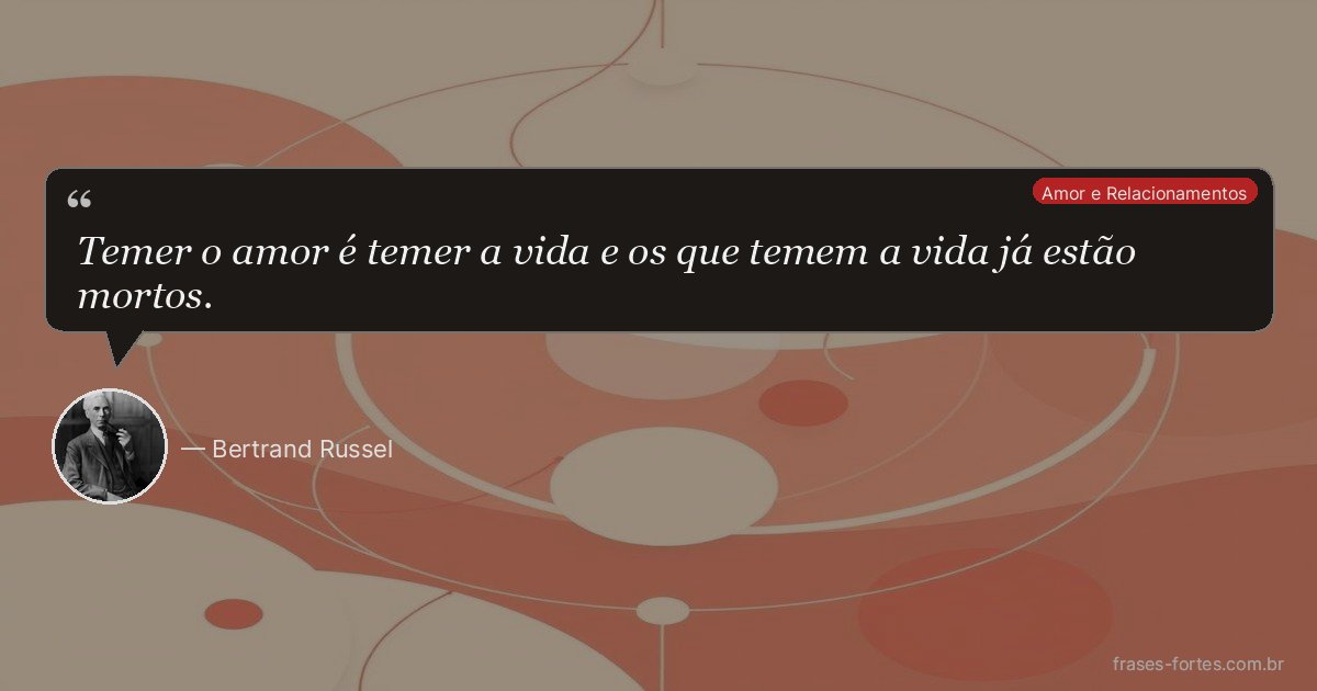 Frase de Bertrand Russel