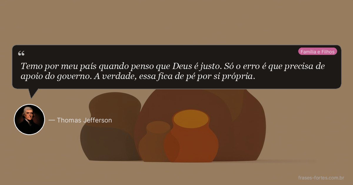 Frase de Thomas Jefferson