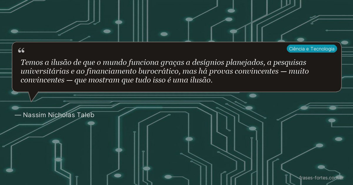 Frase de Nassim Nicholas Taleb