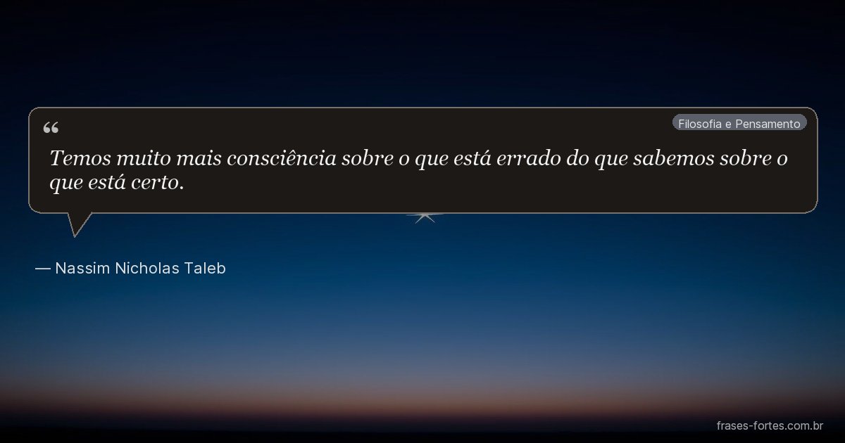 Frase de Nassim Nicholas Taleb