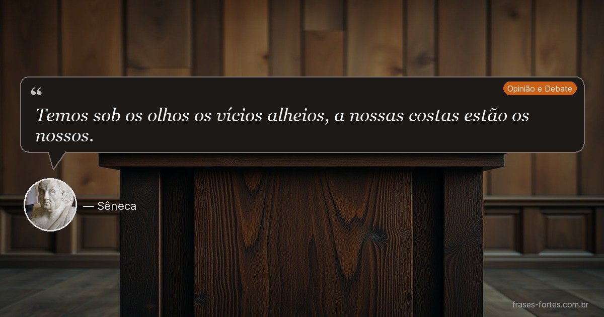 Frase de Sêneca