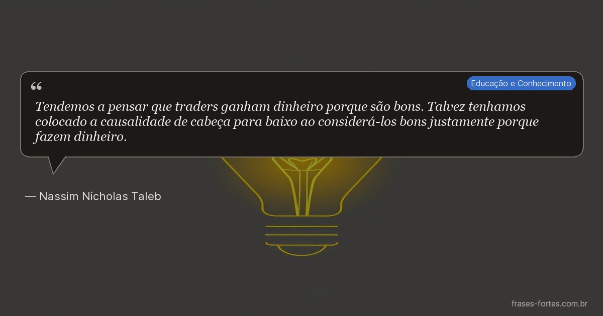 Frase de Nassim Nicholas Taleb