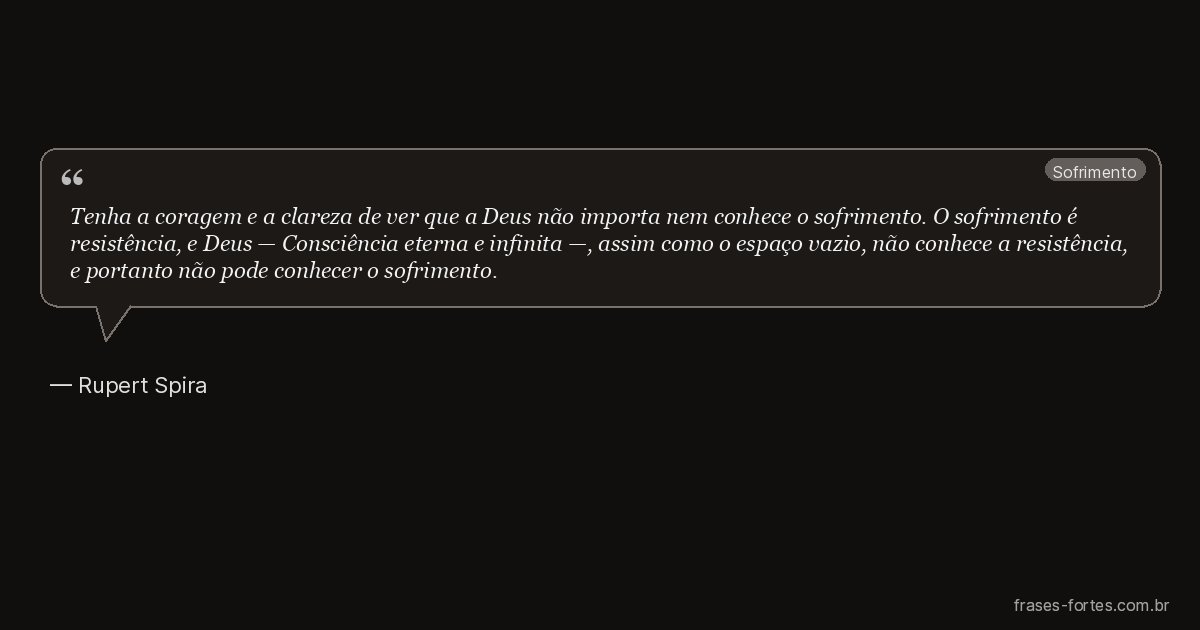 Frase de Rupert Spira
