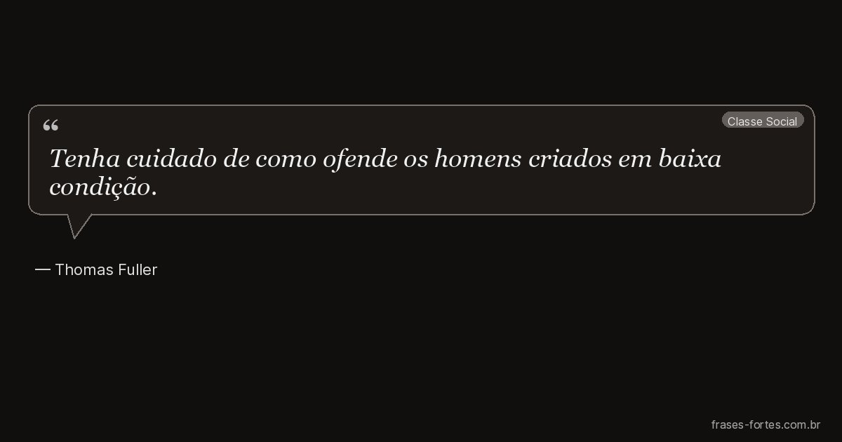 Frase de Thomas Fuller