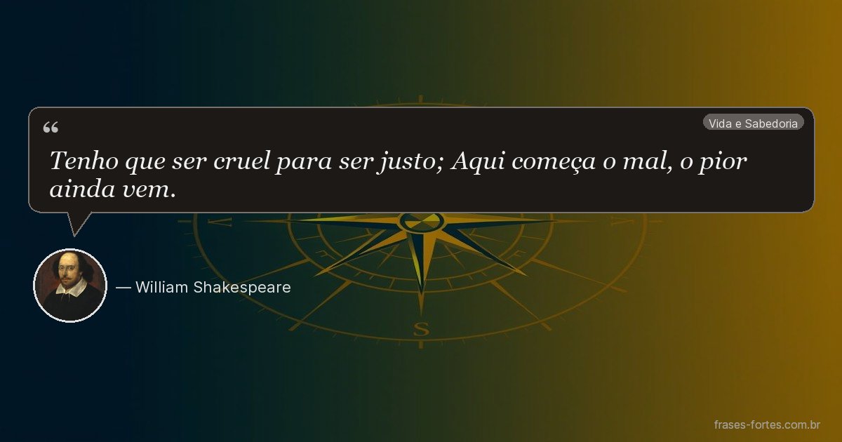 Frase de William Shakespeare
