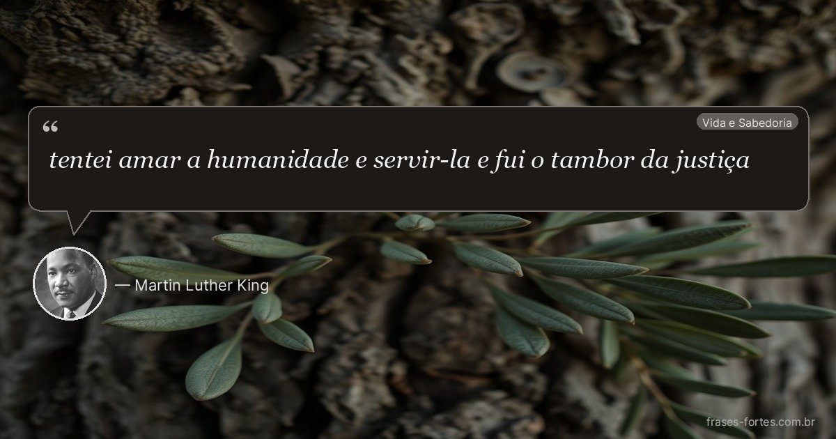 Frase de Martin Luther King