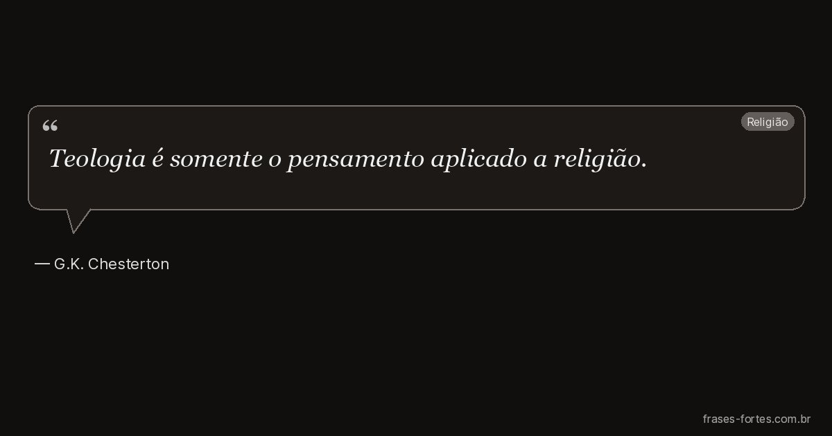 Frase de G.K. Chesterton