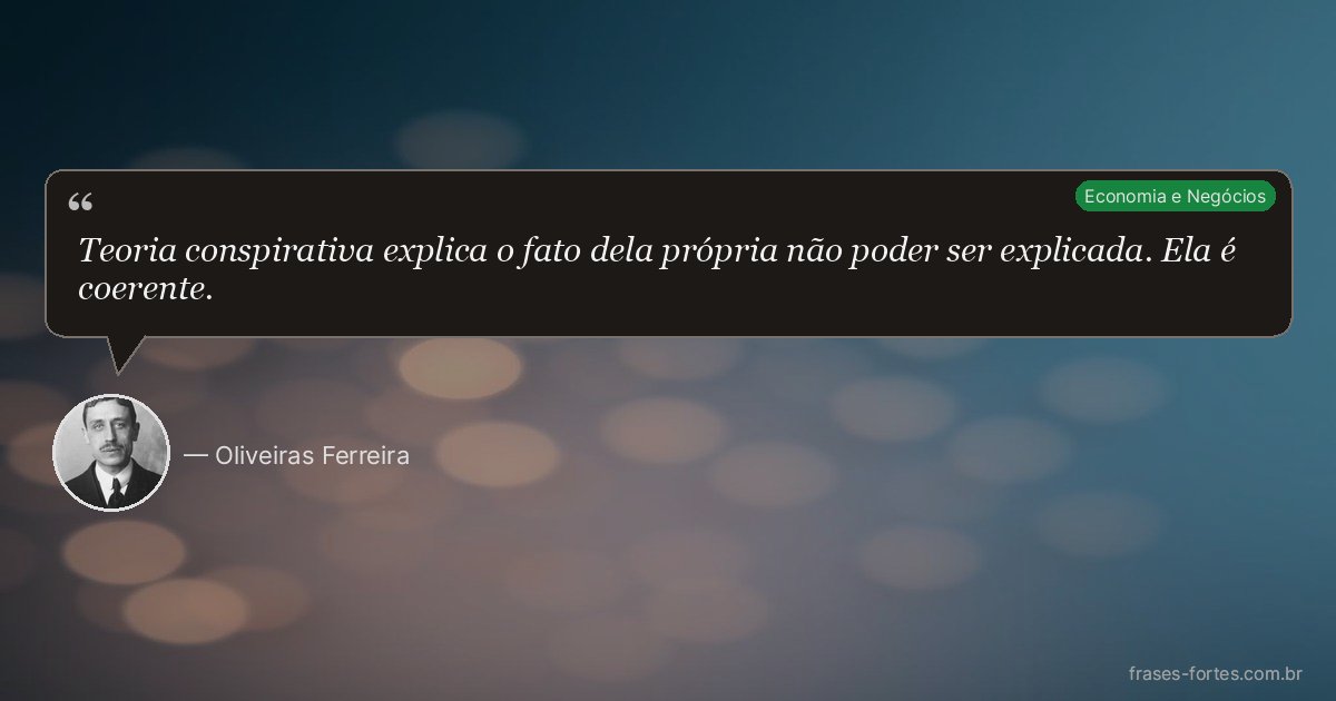 Frase de Oliveiras Ferreira