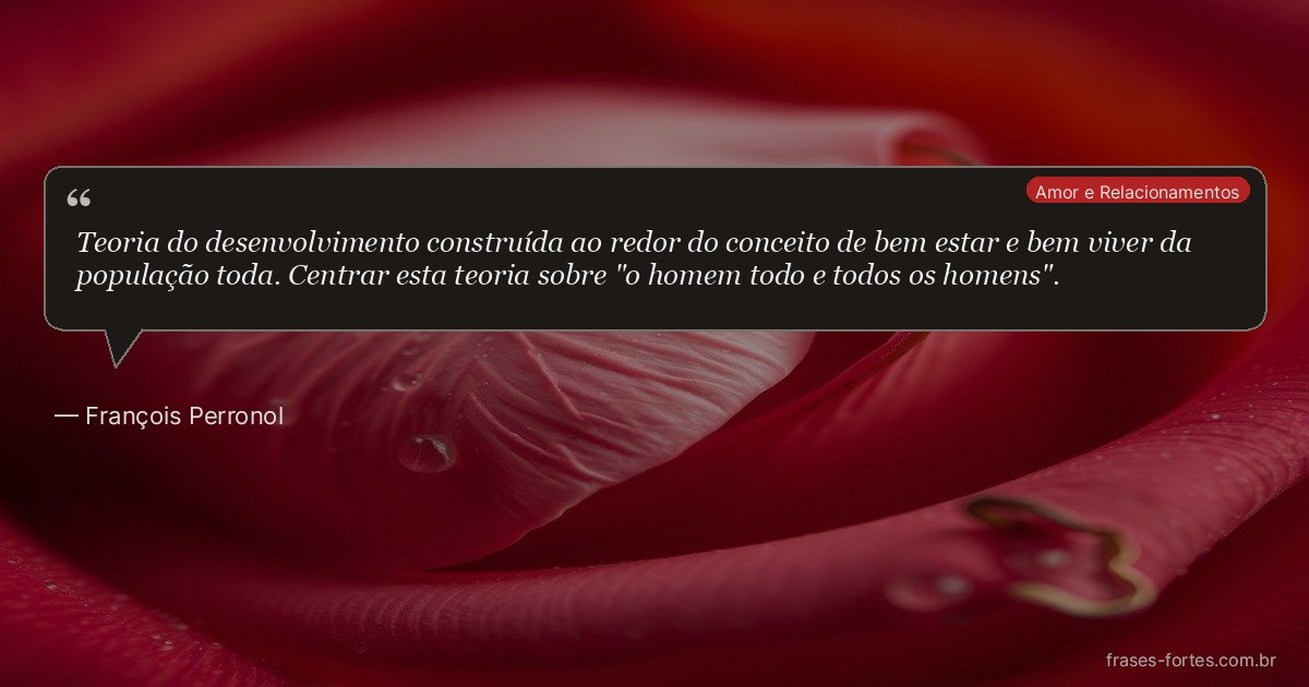 Frase de François Perronol