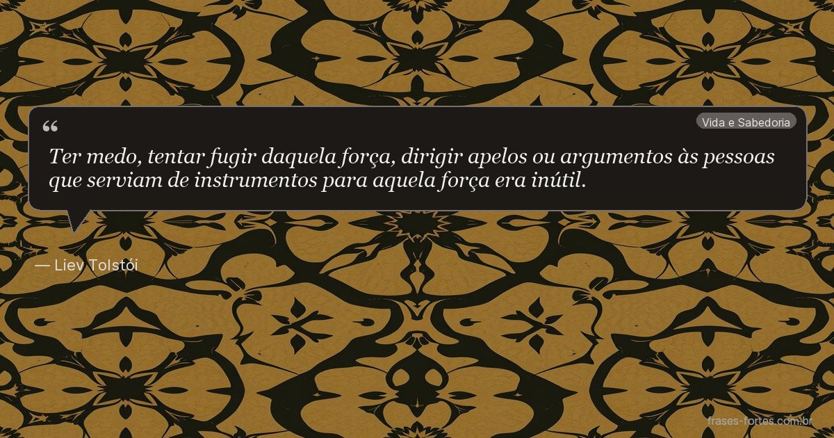 Frase de Liev Tolstói