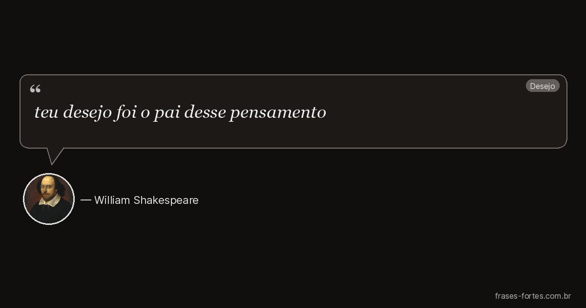 Frase de William Shakespeare