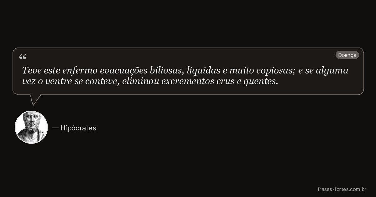 Frase de Hipócrates