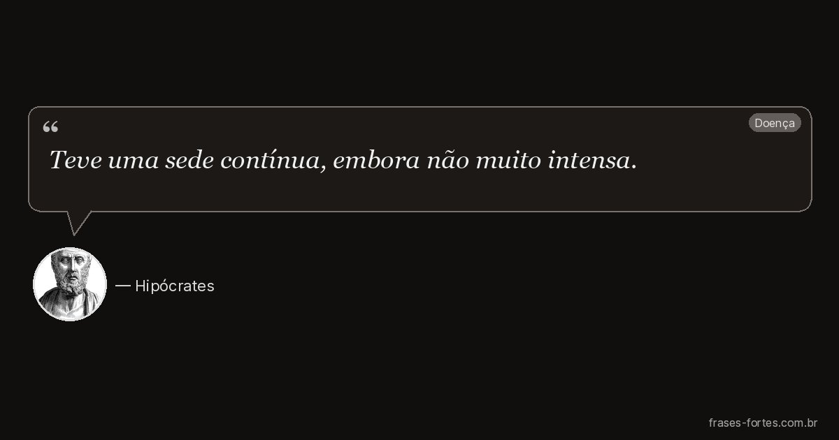 Frase de Hipócrates