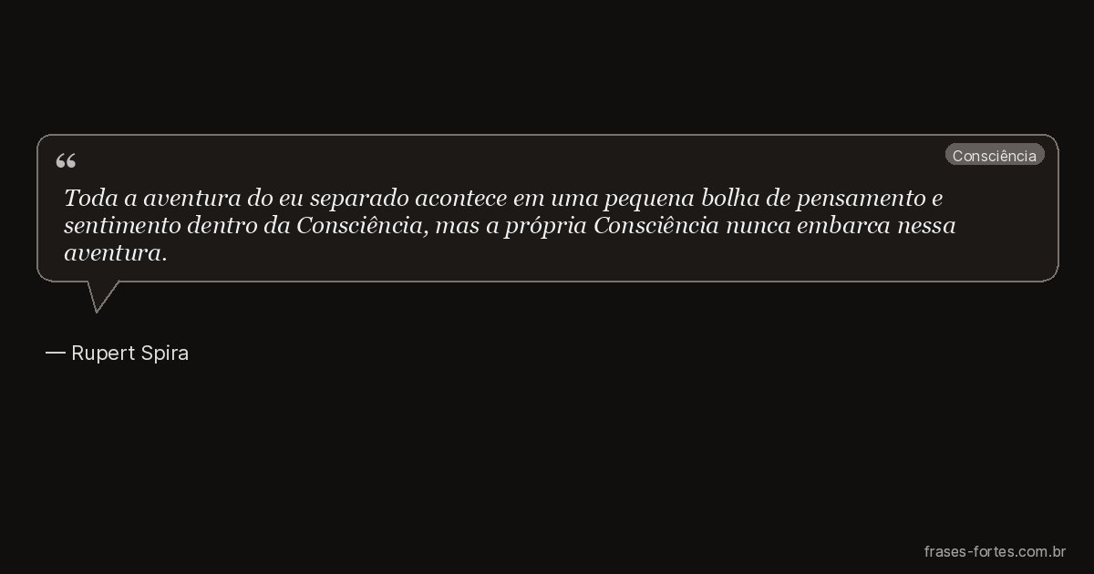 Frase de Rupert Spira