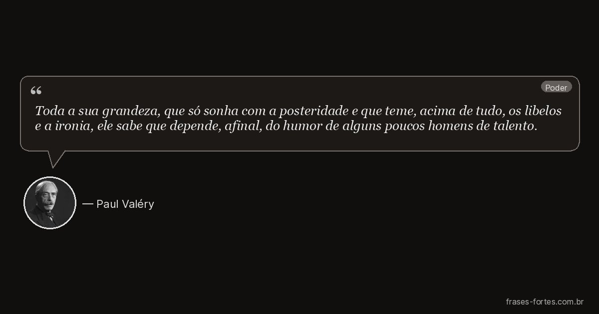 Frase de Paul Valéry