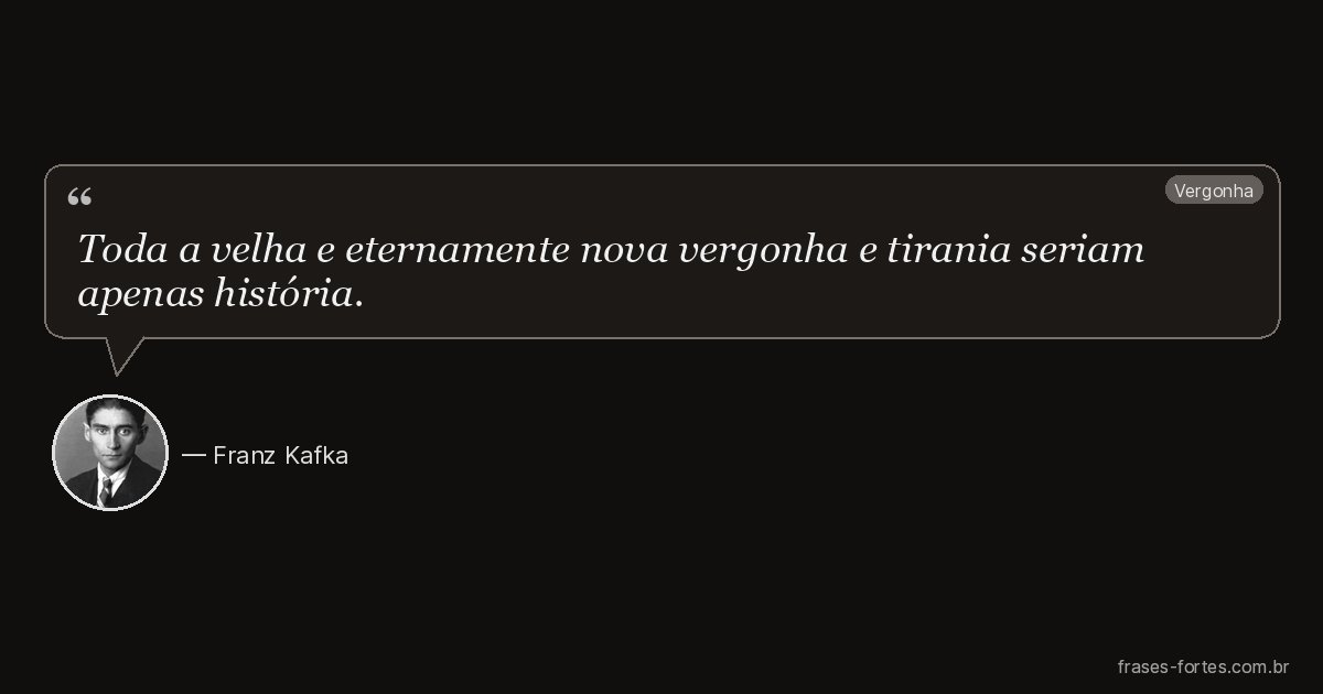 Frase de Franz Kafka