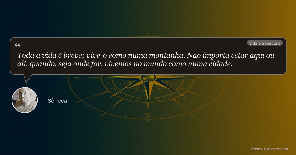 Frase de Sêneca