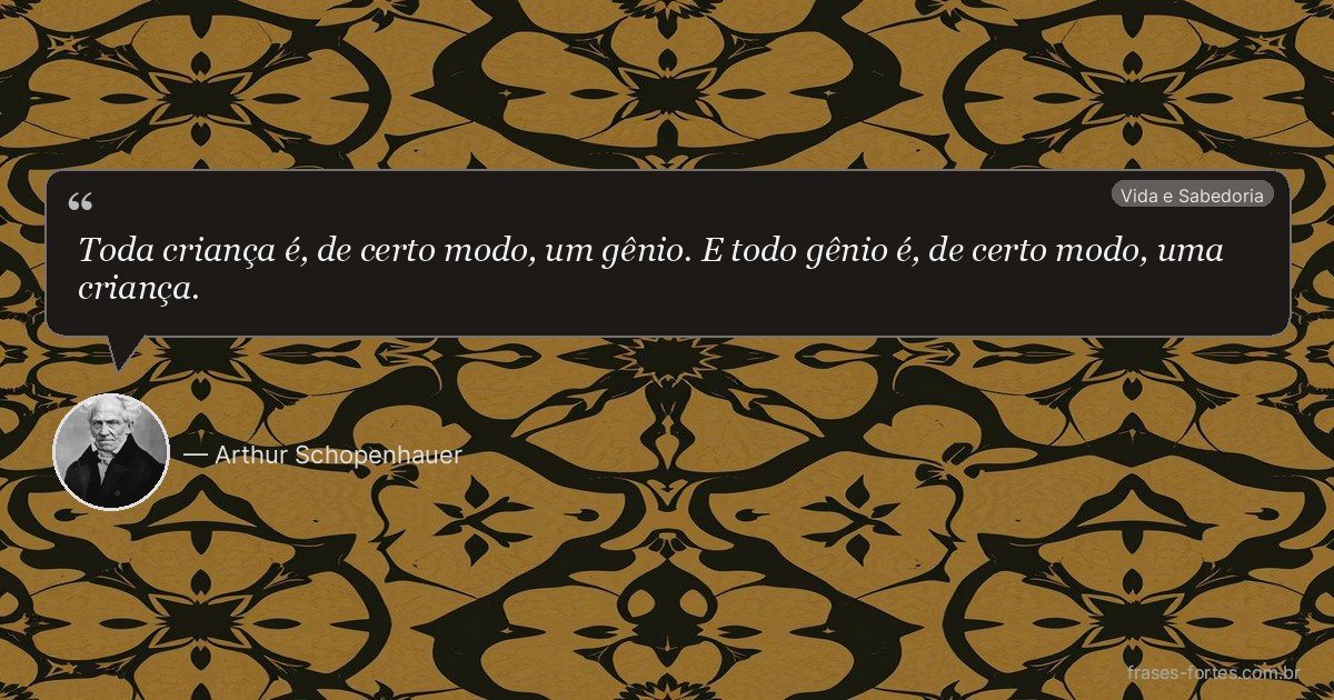 Frase de Arthur Schopenhauer