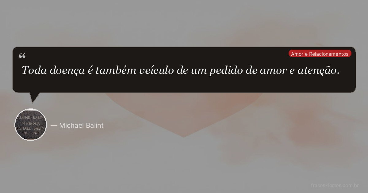 Frase de Michael Balint