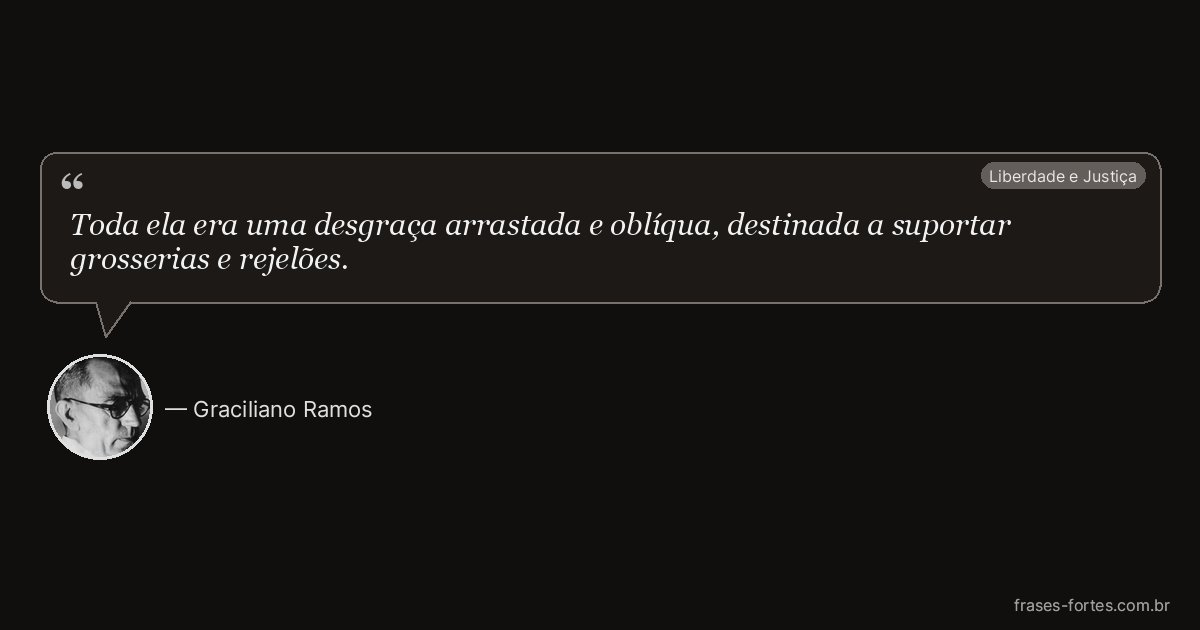 Frase de Graciliano Ramos