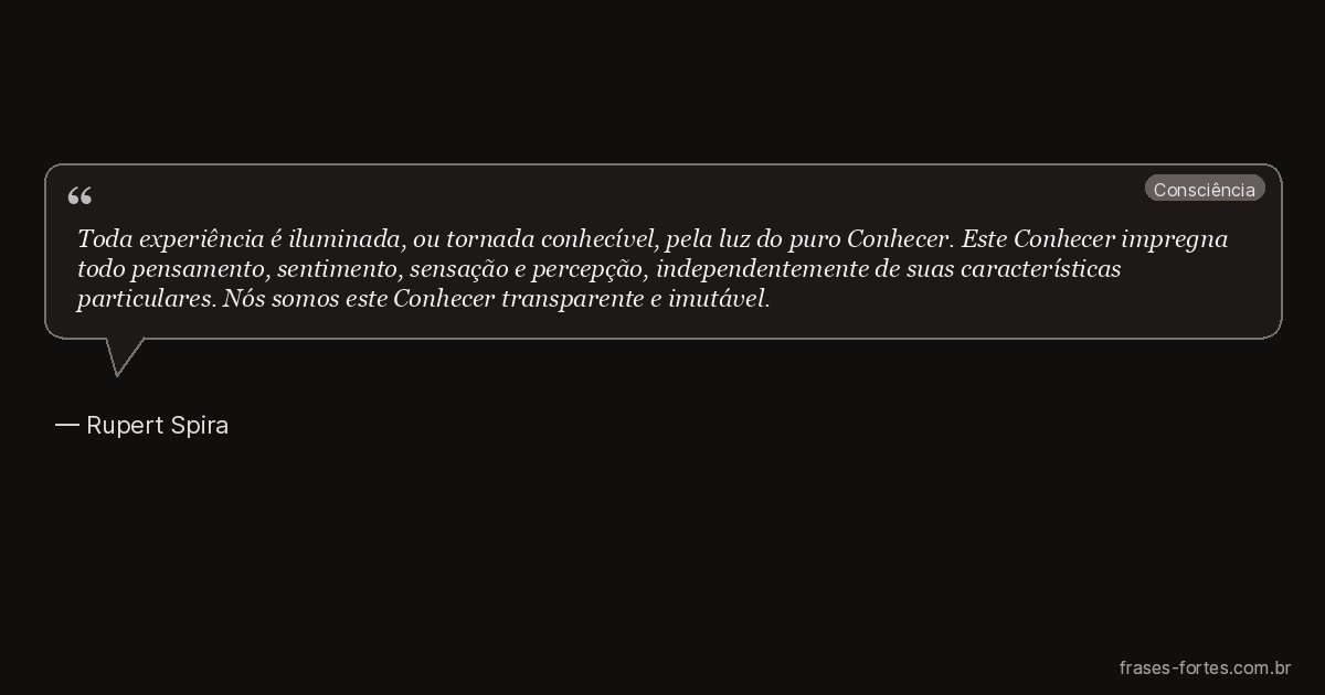 Frase de Rupert Spira