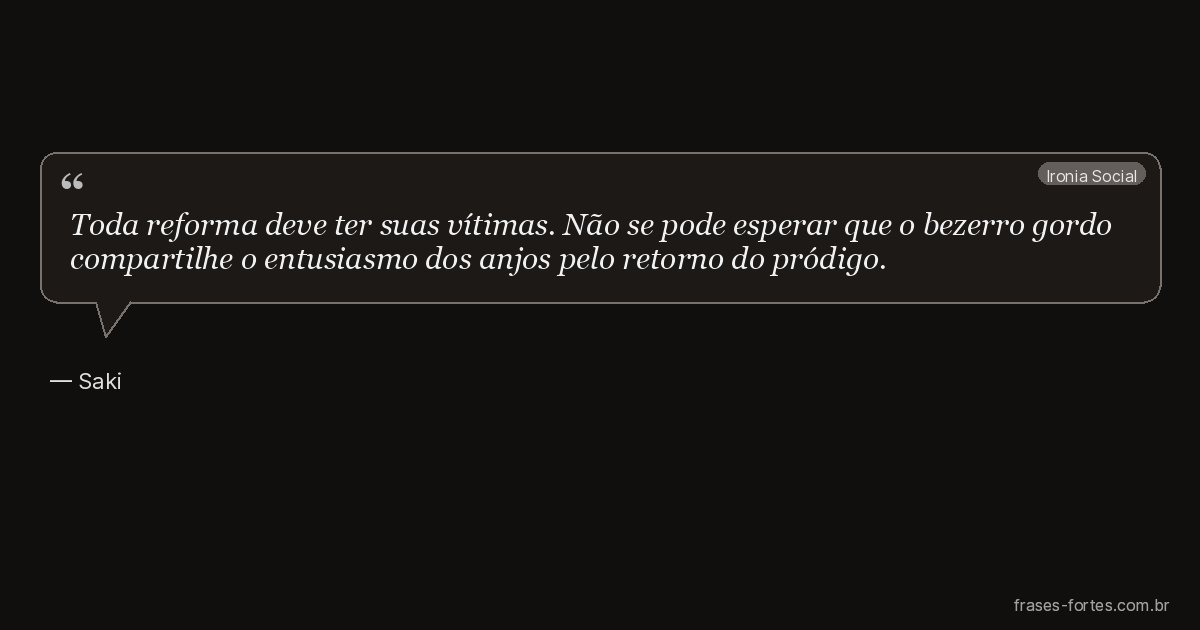 Frase de Saki