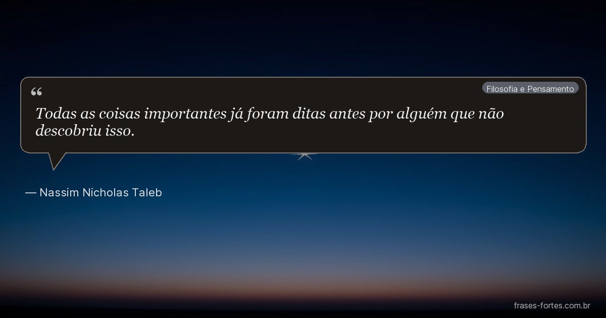 Frase de Nassim Nicholas Taleb