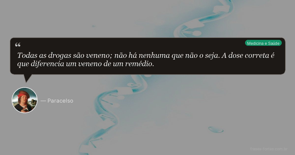 Frase de Paracelso