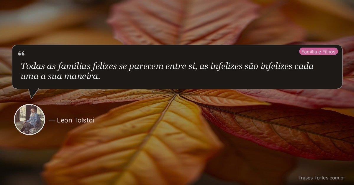Frase de Leon Tolstoi