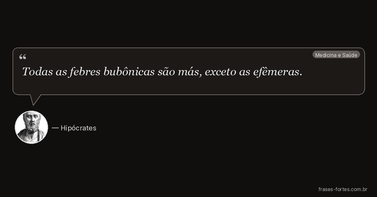 Frase de Hipócrates