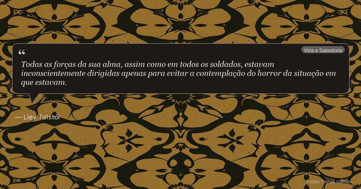 Frase de Liev Tolstói