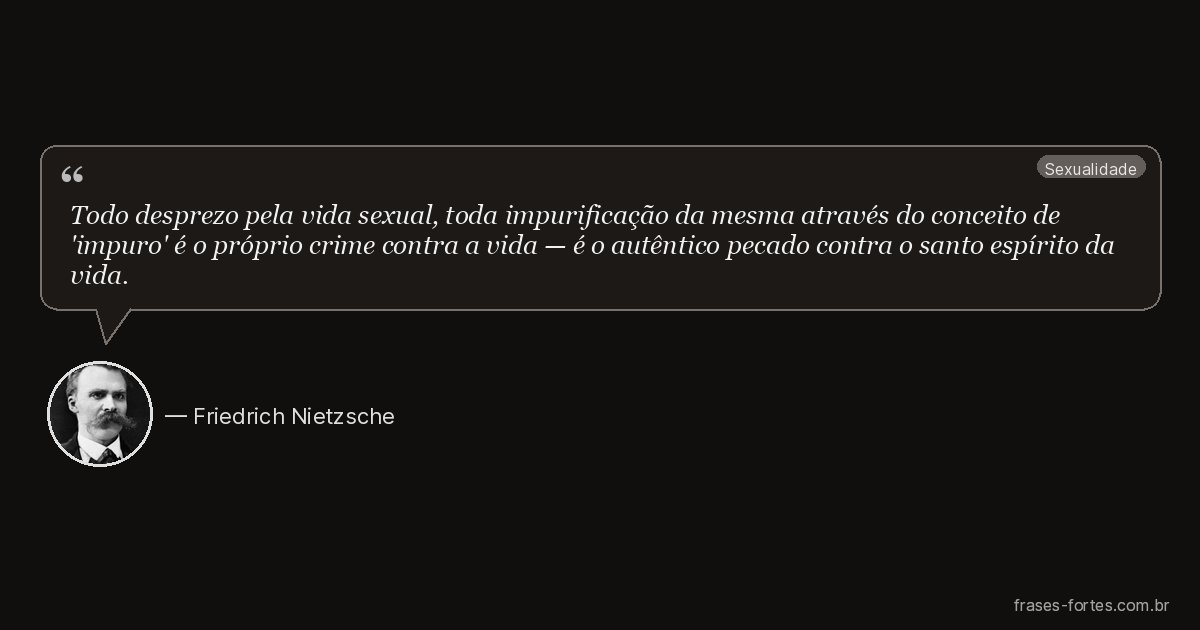 Frase de Friedrich Nietzsche