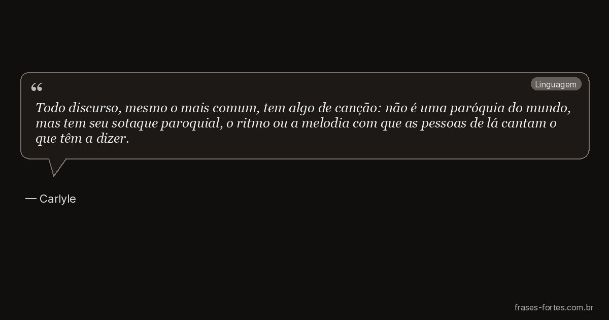 Frase de Carlyle