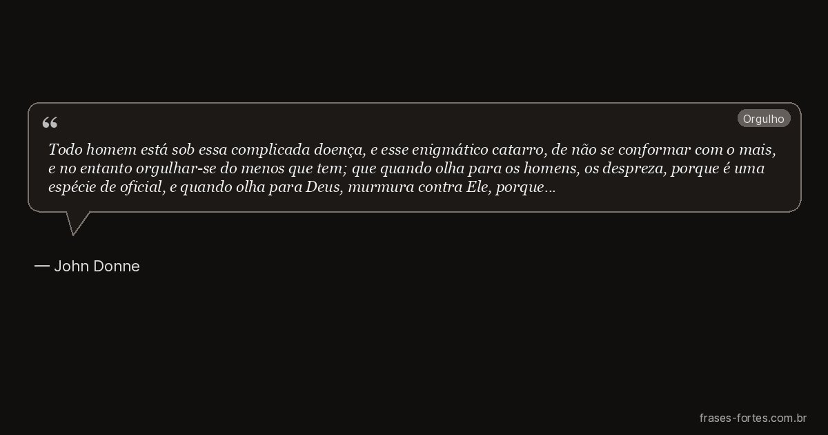 Frase de John Donne