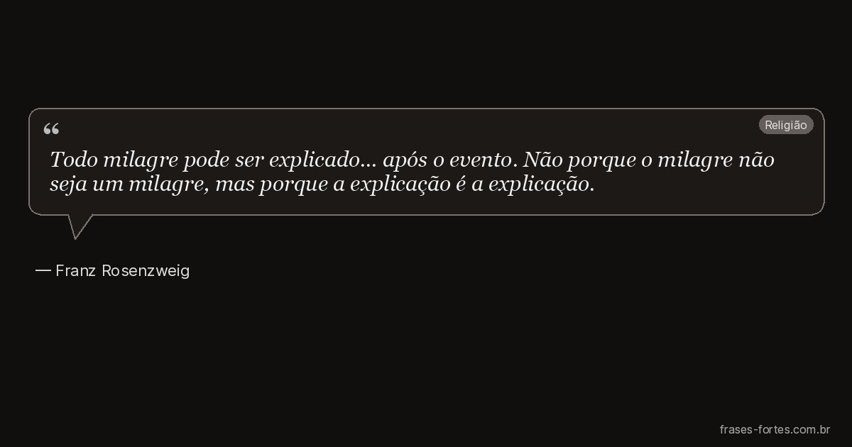 Frase de Franz Rosenzweig