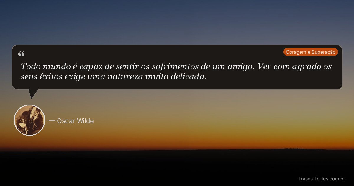Frase de Oscar Wilde