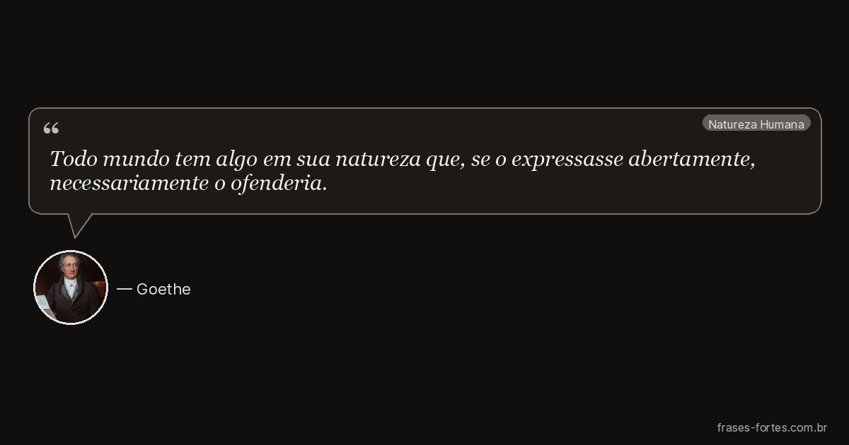 Frase de Goethe