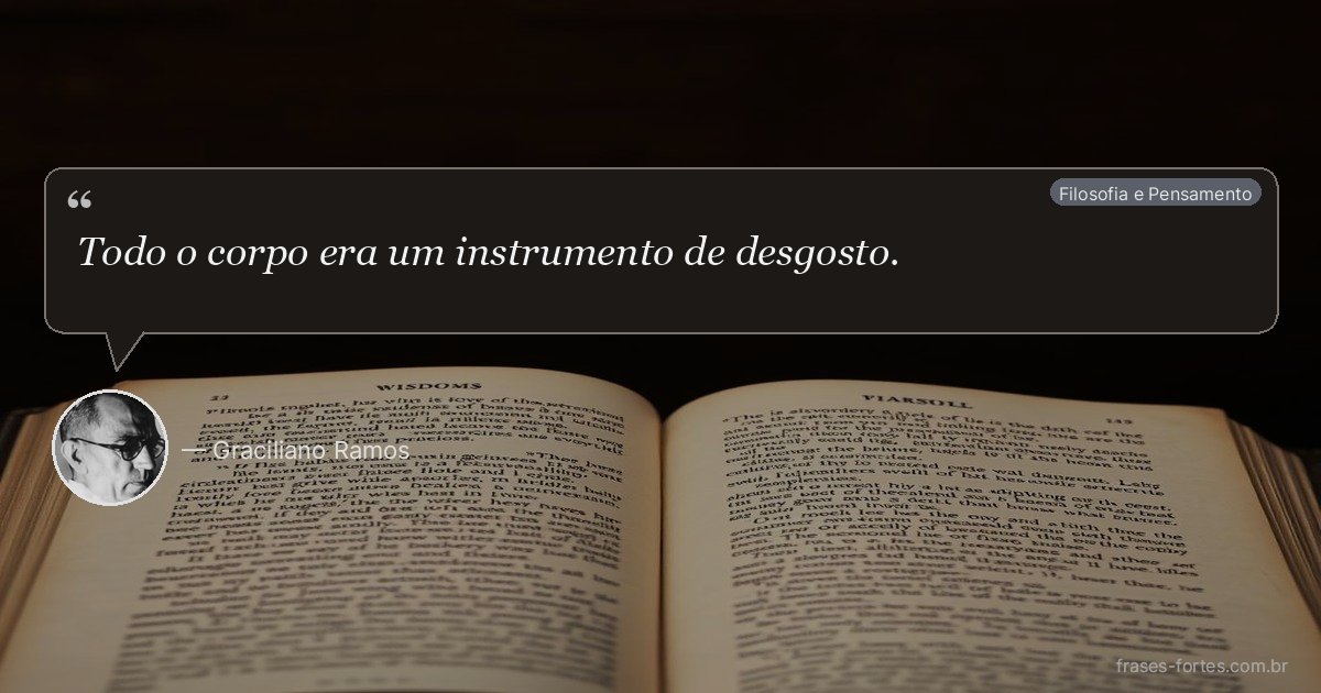 Frase de Graciliano Ramos