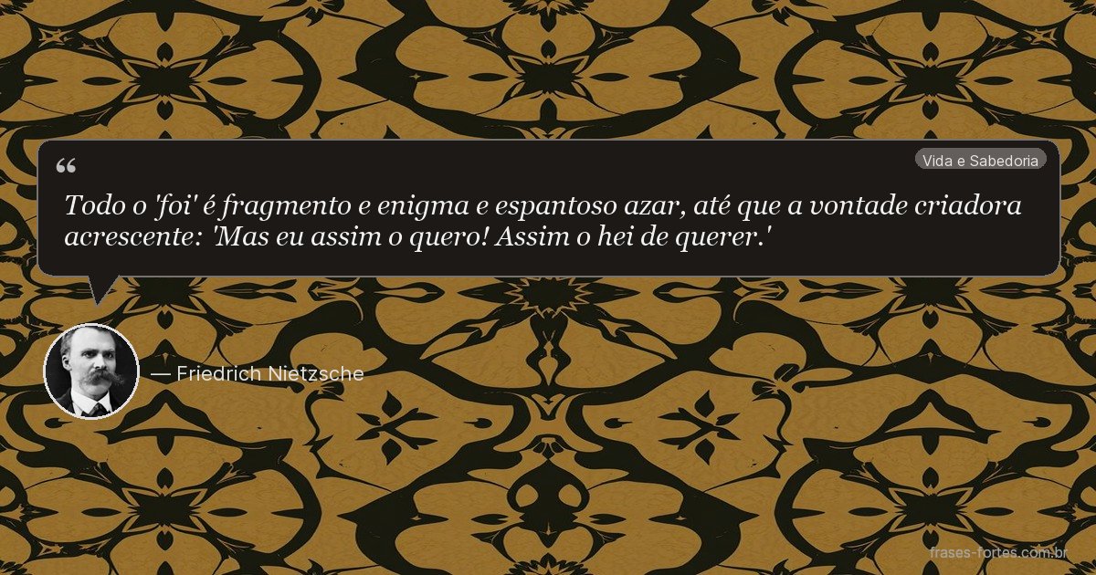 Frase de Friedrich Nietzsche