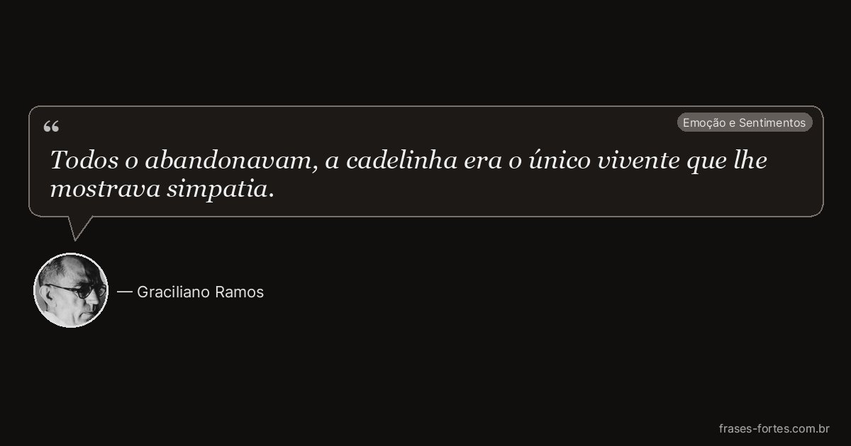 Frase de Graciliano Ramos