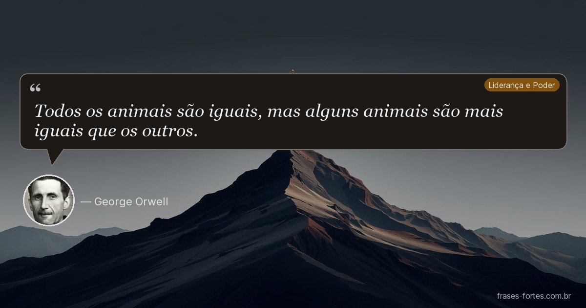 Frase de George Orwell