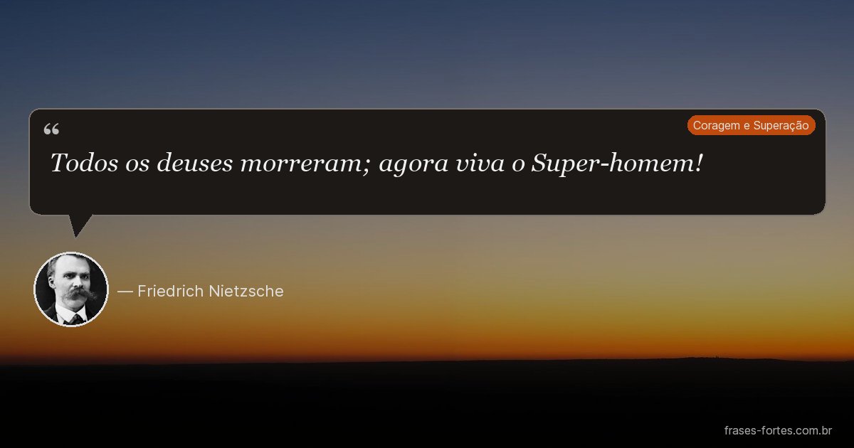 Frase de Friedrich Nietzsche